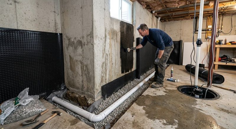 Basement Seepage Repair in Birmingham, AL