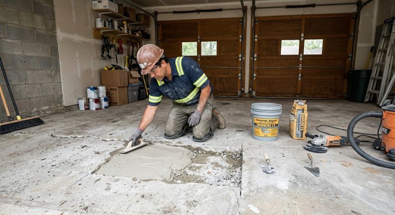 Concrete Floor Repair in West Des Moines, IA